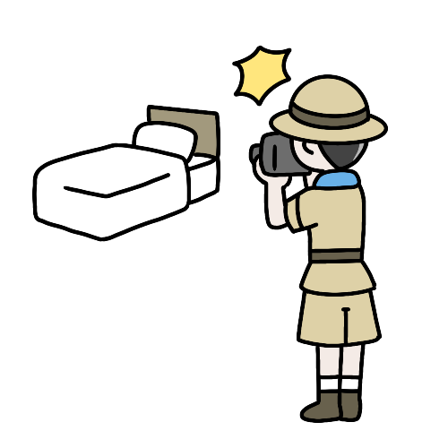 民泊用カメラ撮影
